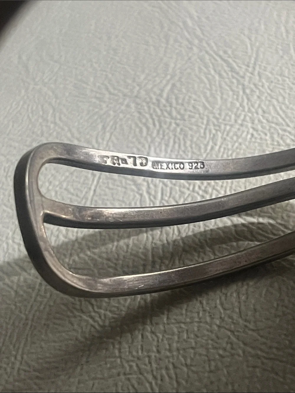 Mexico 925 Sterling Multi-Row Open Cuff Bracelet